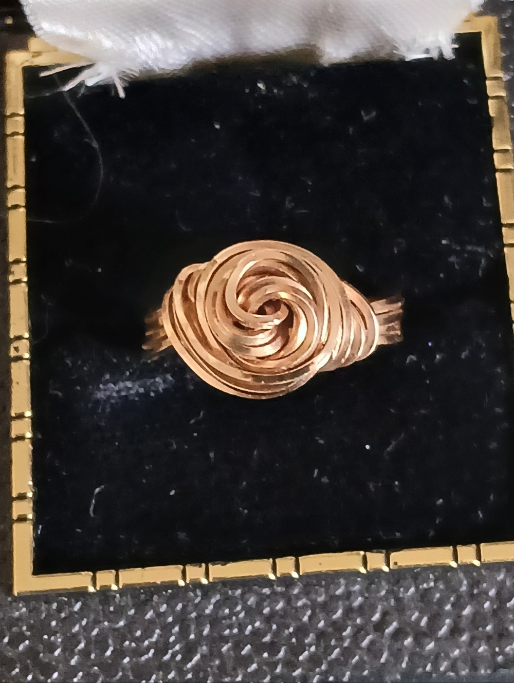 Wire Wrapped Ring Goldfilled